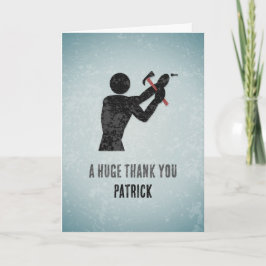 お客様の修正 – 便利屋さん&ヘルパー – 男性ありがとう カード