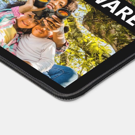 お客様の写真と名前 デスクマット (コーナー)