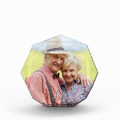 お客様の写真と文字カスタムのフォトブロック フォトブロック (正面)