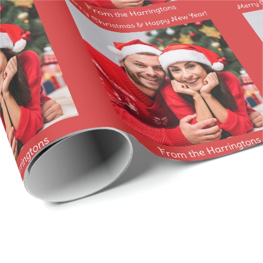 お客様の写真と文字カスタム ラッピングペーパー (ロールコーナー)