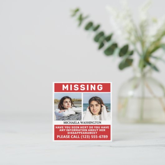 お客様の写真と文字恋しく思の「個人」 エンクロージャーカード (スタンド正面)