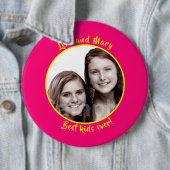 お客様の写真は常にピンクと黄色 缶バッジ (インサイチュ)