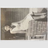 お客様の写真パーソナライズされたDPの分離 薄葉紙 (正面)