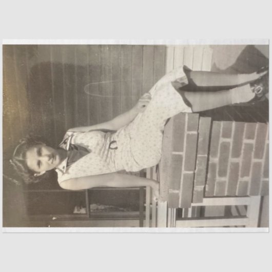 お客様の写真パーソナライズされたDPの分離 薄葉紙 (正面)