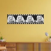 お客様の写真フィルムストリップアート キャンバスプリント (インサイチュ (リビング))