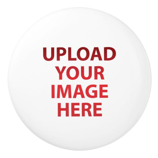 お客様の写真ロゴ フルサイズ セラミックノブ (正面)