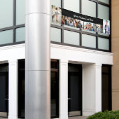 お客様の写真、文字、カラーカスタムバナー 横断幕 (ビルの外側)