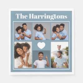 お客様の写真、文字、カラーコースターセット スタンダードランチョンナプキン