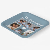 お客様の写真、文字、カラーコースターセット ペーパープレート (傾斜あり)