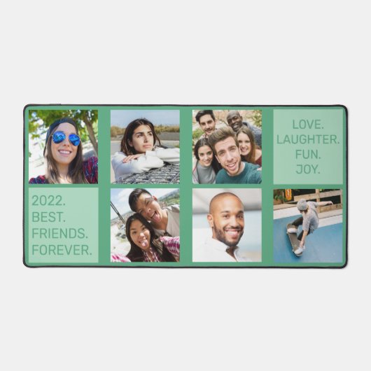 お客様の写真、文字、色 デスクマット (正面)