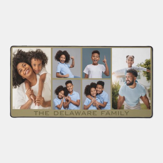 お客様の写真、文字、色 デスクマット (正面)