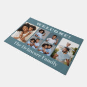 お客様の写真、文字、色 ドアマット (アングル)