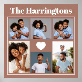 お客様の写真、文字、色 ポスター