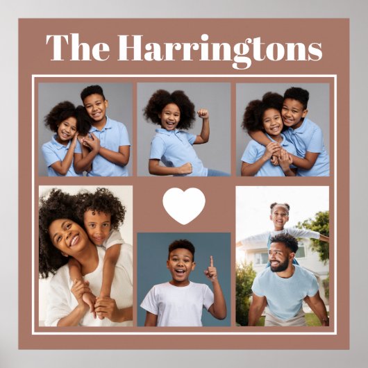 お客様の写真、文字、色 ポスター (正面)