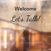 お客様の受付に最適なオフィスサイン ウィンドウサイン (シート2)