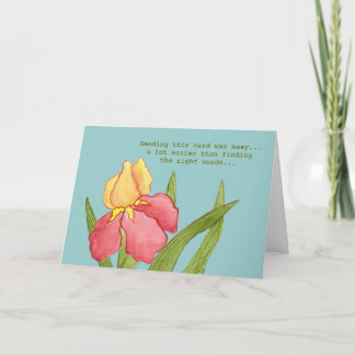 お客様の名刺を紛失して申し訳ない カード