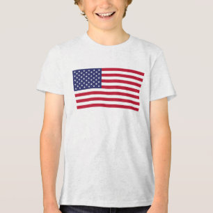 お客様の名前でパーソナライズUSA統一された州 トライブレンドTシャツ