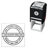 お客様の名前と住所 セルフインキングスタンプ (インサイチュ)