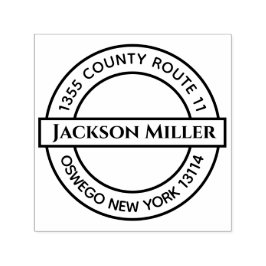 お客様の名前と住所 セルフインキングスタンプ