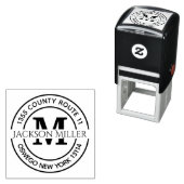 お客様の名前と住所 セルフインキングスタンプ (インサイチュ)