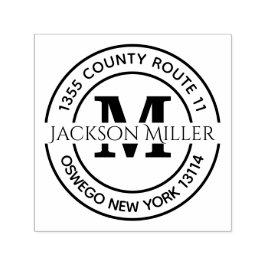 お客様の名前と住所 セルフインキングスタンプ