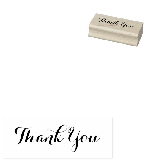 お客様の名前に感謝の意を表すパーソナライズされた文字 ラバースタンプ (押印)