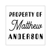 お客様の名前のプロパティ |ゴムパーソナライズされたスタンプ ラバースタンプ (インプリント)