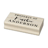 お客様の名前のプロパティ |スクパーソナライズされたリプト ラバースタンプ (スタンプ)