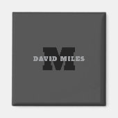 お客様の名前または会社名 | グレモダンー マグネット (正面)