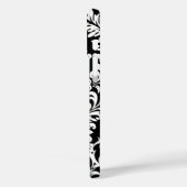 お客様の名前または引用文ブラックダマスク Case-Mate iPhoneケース (裏面 / 左)