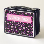 お客様の名前インスパイアヴィンテージグラフィックアート メタルランチボックス (裏面)