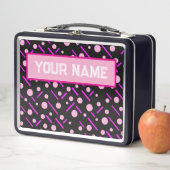 お客様の名前インスパイアヴィンテージグラフィックアート メタルランチボックス (インサイチュ)