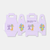 お客様の名前キッズスクールdino Valentines フェイバーボックス (折り畳みなし)