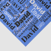 お客様の名前クラフト紙ギフトラップティッシュペーパー  薄葉紙 (詳細)