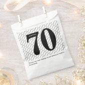 お客様の名前パターはっきりしたン黒年齢70番号日付 フェイバーバッグ (クリップ留めされた状態)