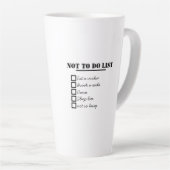 お客様の問題に対するサブスクリプションを取り消してください カフェラテマグ (右アングル)