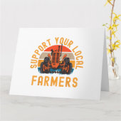 お客様の地域の農家、ファーム、および牧場のライフTrをサポート カード (黄色い花)