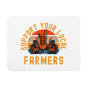 お客様の地域の農家、ファーム、および牧場のライフTrをサポート マグネット (横)