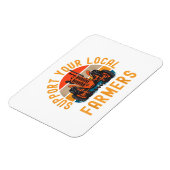 お客様の地域の農家、ファーム、および牧場のライフTrをサポート マグネット (左側)