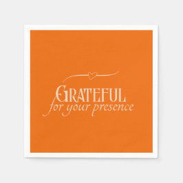 「お客様の存在に感謝」カスタマイズ可能 スタンダードカクテルナプキン