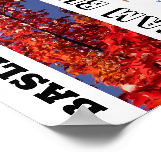 お客様の家族の名前ファミリールールアートサイン ポスター (角)