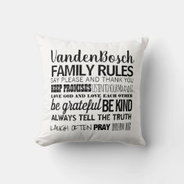 お客様の家族名家族の規則と確定日 クッション