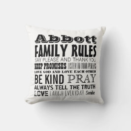 お客様の家族名家族の規則と確定日 クッション