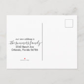 お客様の宿泊室が移動しました Cabin Mountain Forest 案内ポストカード (裏面)