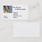 お客様の建物に必要な 名刺 (正面/裏面)