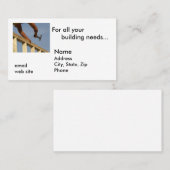 お客様の建物に必要な 名刺 (正面/裏面)