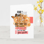 お客様の引用文に最適図解入りの、写真付きの カード (黄色い花)