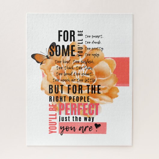 お客様の引用文に最適図解入りの、写真付きの ジグソーパズル (縦)