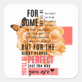 お客様の引用文に最適図解入りの、写真付きの スクエアシール (正面)