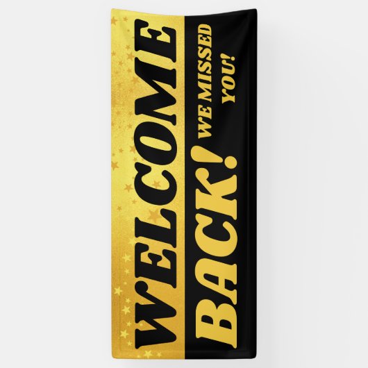 お客様の従業員の学生の再オープンを歓迎 横断幕